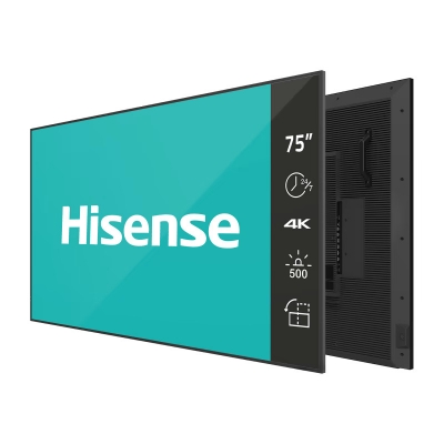 Hisense DM66D Series 75in, UHD, 500Nits, 24/7, Landscape & Portrait, Speakers, Android 11