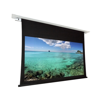 Dragonfly Pantalla Proyección DFRM-NTT-130-MW Recessed Motorized Matte White Non Tab Tension Projection Screen (16:9) 130