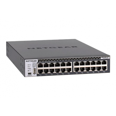 Netgear Switch NG-XSM4324CS-100NES-SW 24x10G and 4xSFP+ (shared) (pieza)
