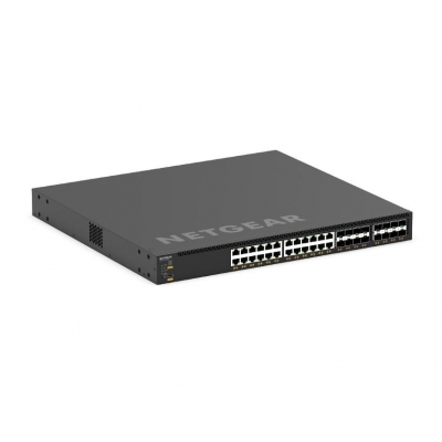 Netgear Switch NG-XSM4340V-100NES-SW 24x10G/Multi-Gig PoE++ (290W base, up to 1,770W), 8xSFP+ and 8xSFP28 25G (pieza)